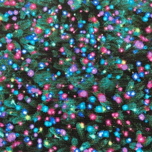 Timeless Treasures Winter Solstice AURORA BOREALIS X-mas Lights Multi Cotton Fabric by the Yard CD2011-MULTI
