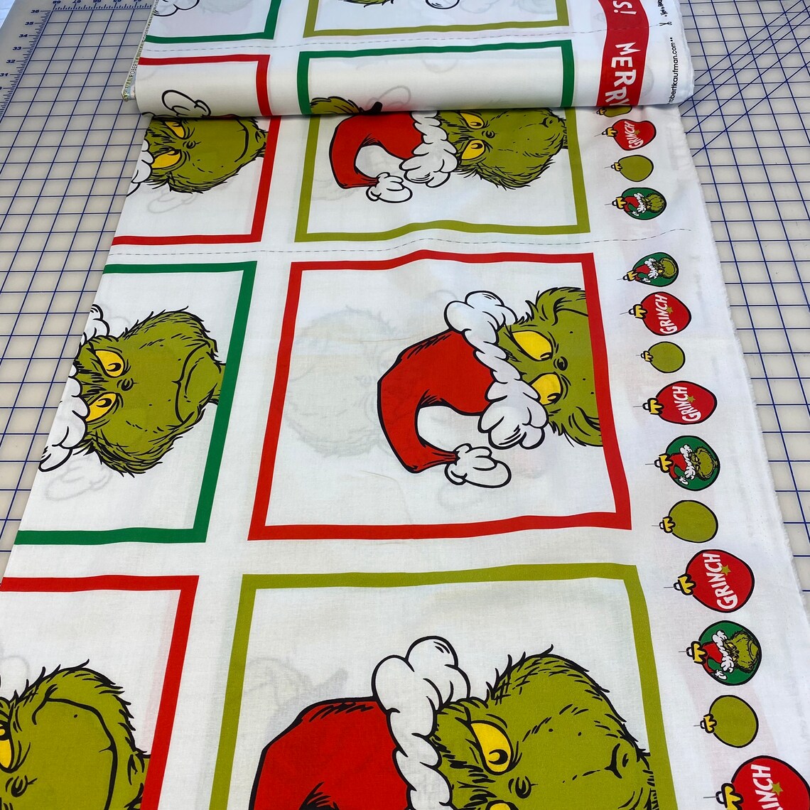 How the GRINCH Stole CHRISTMAS Panel Dr SEUSS - Etsy