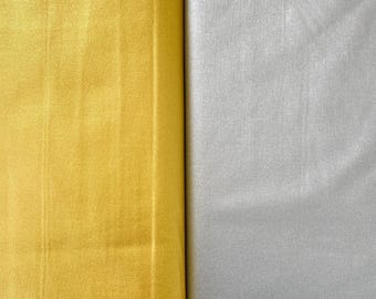 GOLD or SILVER QUILTING Cotton Fabric - Metallic Gold 38934M-1 by Whistler Studios for Windham Fabrics Silver