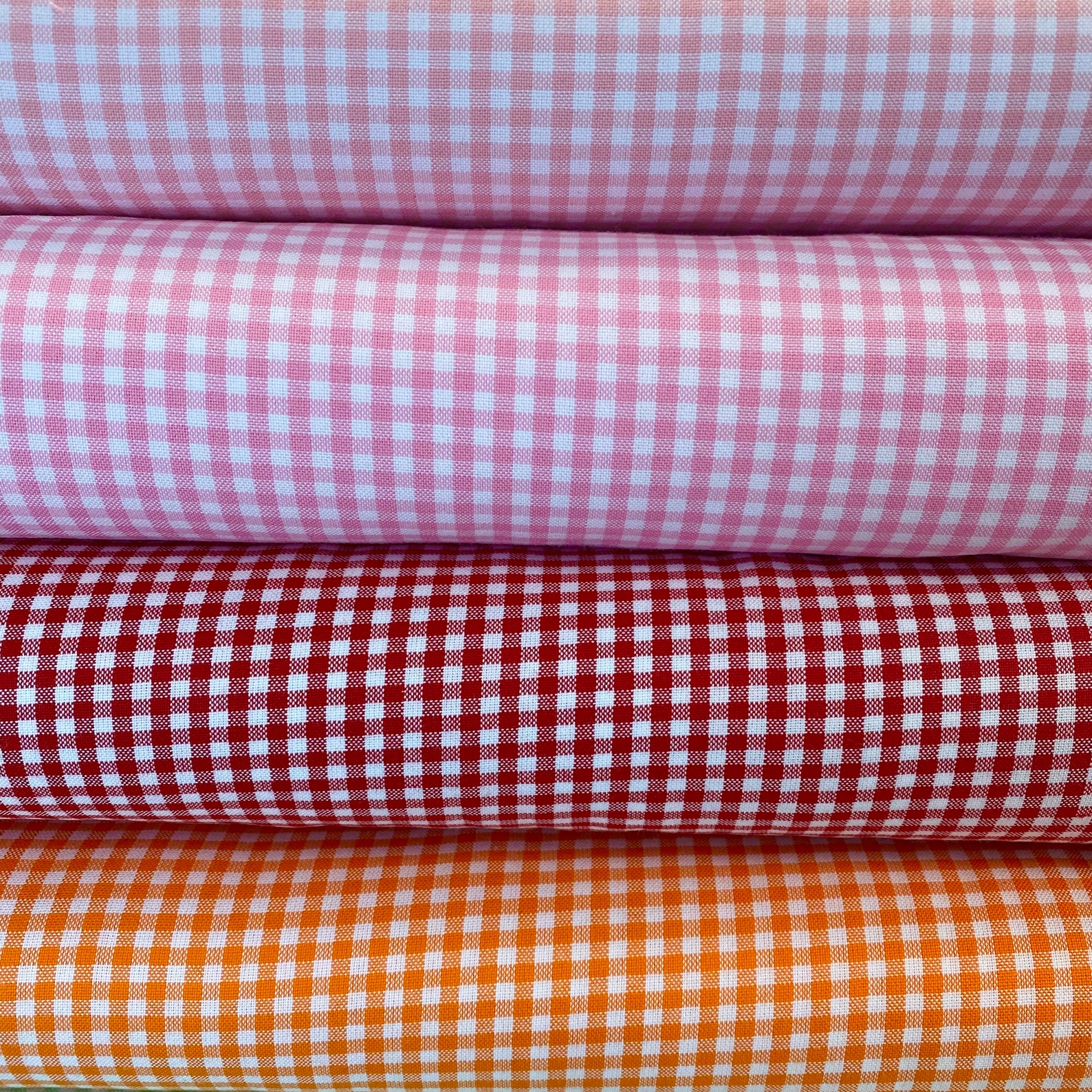CANDY Pink GINGHAM Fabric by the Yard 1/8 Robert Etsy