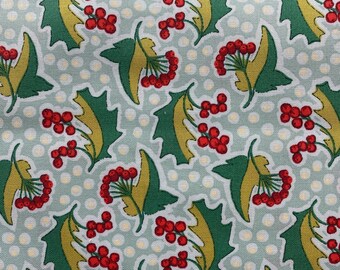 FESTIVE FAIR Flora a LIBERTY Holiday Fabric - 100% Cotton Fabric by the Yard or Select Length