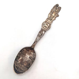 Antique Official 1904 St. Louis World&#39;s Fair Silver Plated Souvenir Spoon