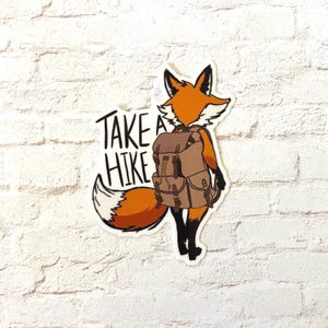 Adesivo Take a Hike - Fox - Mochilando