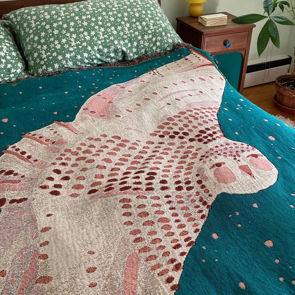 Owl Woven Blanket