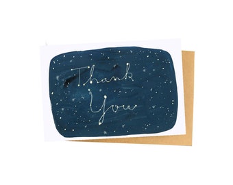 Stars Thank You Notecard