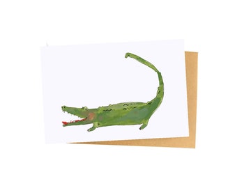 Alligator Notecard