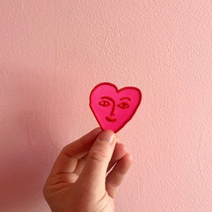 Heart face patch