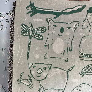 Animals Woven Blanket image 4