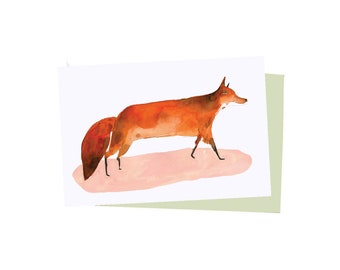 Fox Notecard