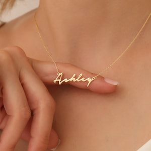 Collar con nombre personalizado, delicado collar de capas, delicado collar con dije de nombre, collar con nombre personalizado, regalo para el Día de la Madre