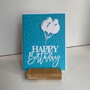 Carte d'anniversaire faite main, Cartes de voeux, joyeux anniversaire, Cartes de voeux faites main, Carte ballon, Je vous souhaite un très joyeux anniversaire