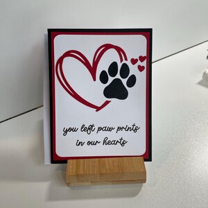 Cartes de sympathie pour animal de compagnie faites main, Cartes de sympathie pour chien, Cartes pour perte d'un animal de compagnie, Chiens, Cartes de voeux, Cartes de sympathie, Deuil et deuil, Cartes faites main