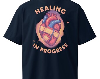 Unisex organic oversized high neck t-shirt