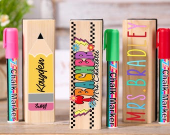 Personalized Whiteboard Eraser, Chalkboard Eraser With Expo Marker,Teacher Gifts,Teacher Appreciation Gifts,Teacher Eraser,Teacher Gifts