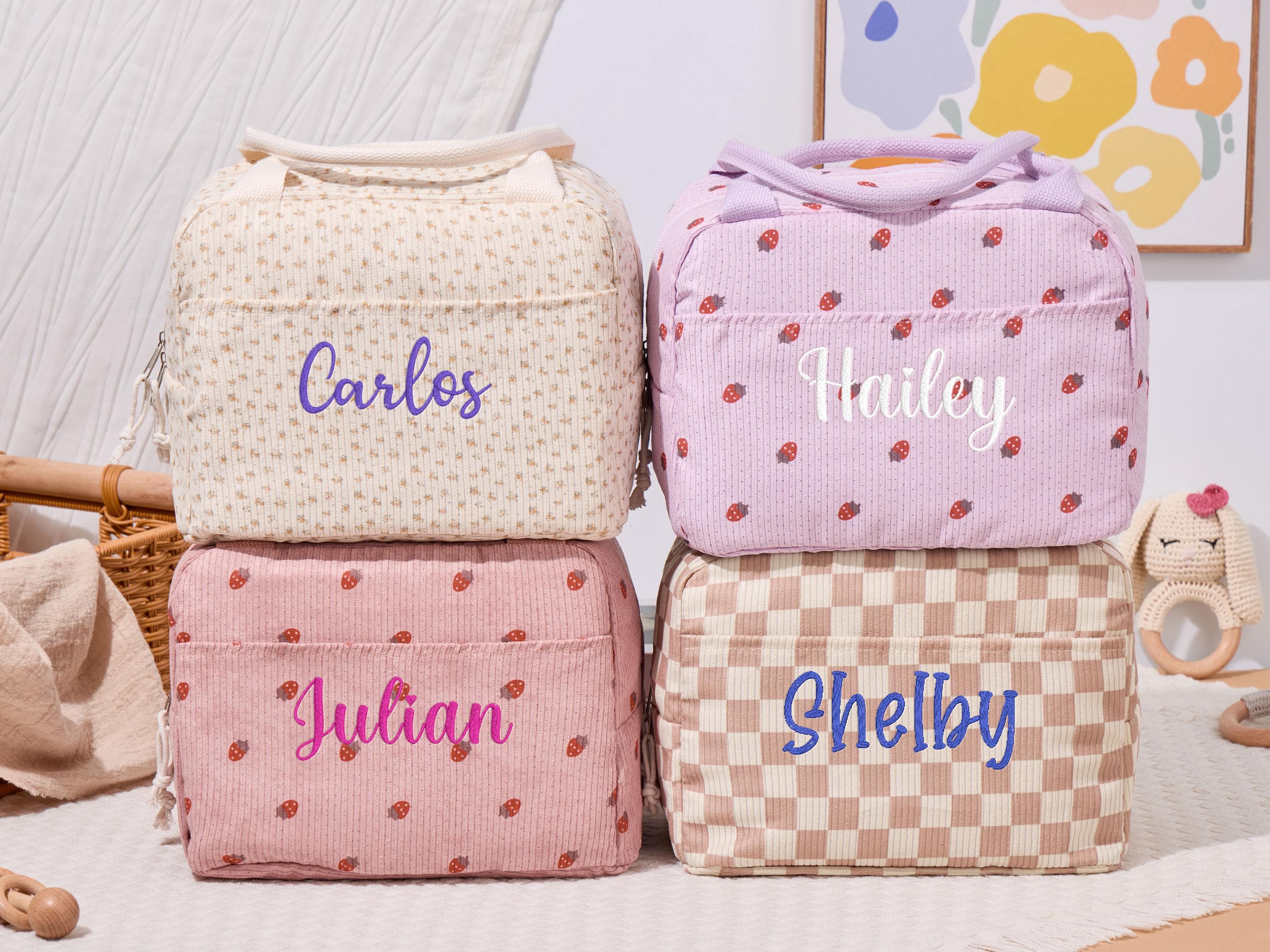 Custom Lunchbox Bag,Personalized Back to School Gift,Monogrammed Kid Lunchbox Bag & Backpack,Back to school,Insulated Lunch Bag for Toddler