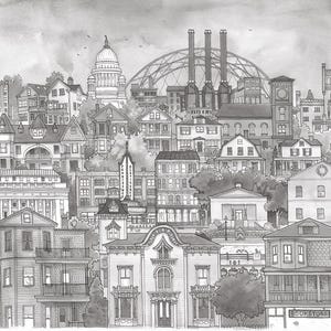 Providence, Rhode Island, Rhody, Città, New England, Ink, Little Rhody