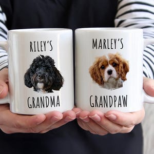 Grandma Dog Mug With Pet Photo, Custom Dog Grandma Gift, Pet Photo Mug, Dog Lover Coffee Mug, Gift For Dog Lovers, Mug With Pet