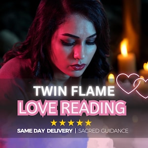 Tarotlegging tweelingvlam en soulmate: instant paranormale liefdesinzichten van spiritueel medium