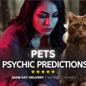 Pet Psychic Reading: Uncover Your Living Animal's Secrets with Tarot - Same Day Results