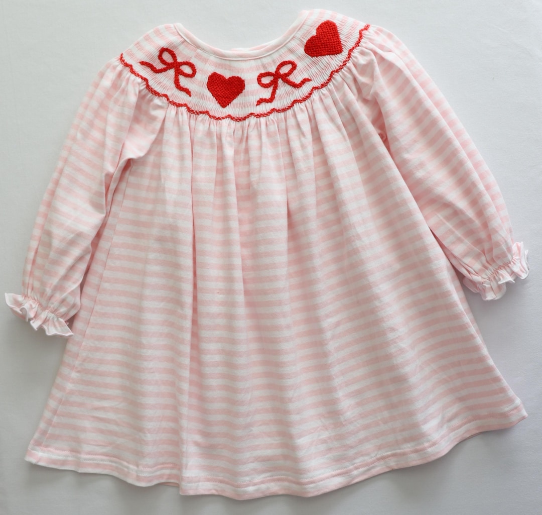PHI PHI HEART SMOCK DRESS