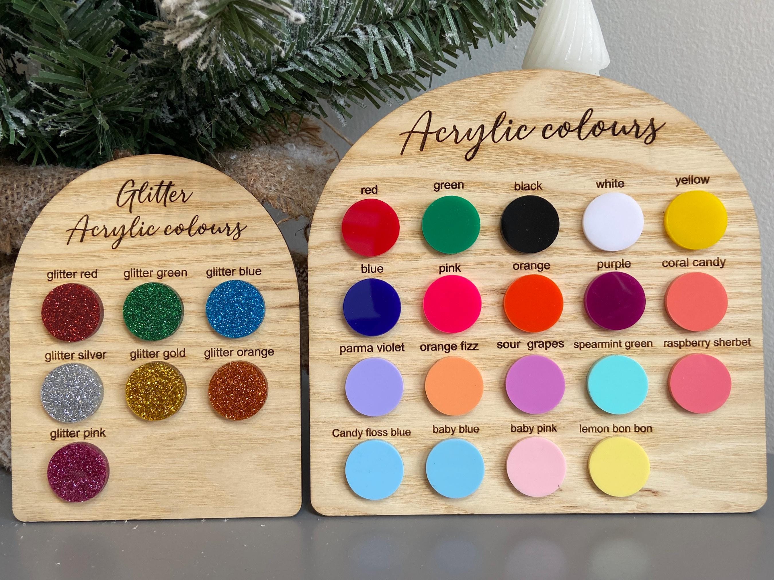 Personalised Initial Name Double Layer Christmas Tree Ornament, Custom Name, Bauble, Xmas Gift Tags, Stocking Tag, Acrylic Decorations