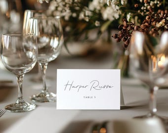 Editable Place Cards, Wedding Place Cards, Thanksgiving Place Cards, Holiday Place Cards, Christmas Place Cards, Place Card Template