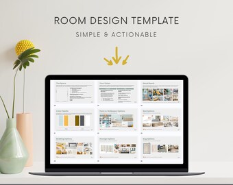 Stylish Room Design Planner | Home & Nursery Template | Beginner-Friendly Room Plans