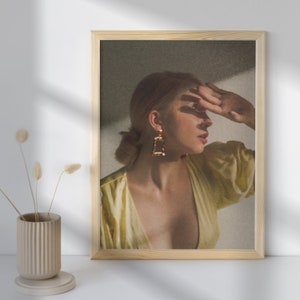 Portrait of a Woman: Digital Wall Art Print, Wall Decor, Modern Home Decor, Contemporary Art, Gallery Wall