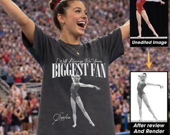 I'll Always Be Your Biggest Fan - Washed Tee Retro Bootleg Shirt For Gymnast VN01