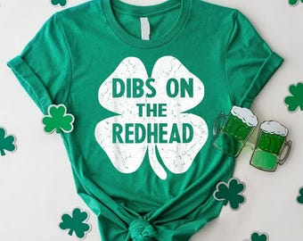 Me quedo con la camiseta de la pelirroja, camisa irlandesa para el Día de San Patricio, me quedo con la camiseta de la pelirroja, camisetas pelirrojas y pelirrojas, humor pelirrojo para el Día de San Patricio