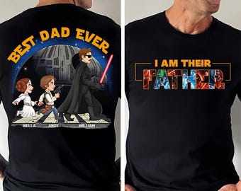 Personalized I Am Their Father Shirt, Custom Father's Day Shirt, Gift for Dad Shirt, Funny Dad Shirt, Custom Name Dad with Kids Shirt