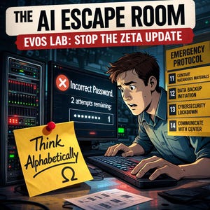 Printable Escape Room: AI Catastrophe - Teen & Adult Party Game (Digital Download))