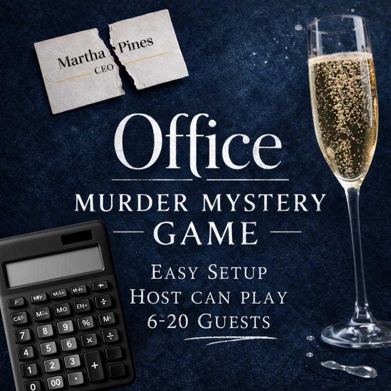 Murder Mystery Party Game | Whodunit Party for Adults | Murder Mystery ...