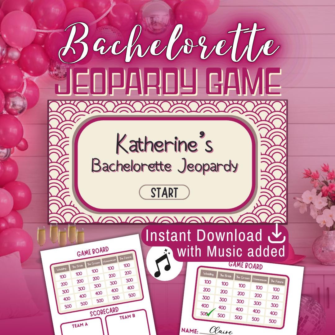 Bachelorette Jeopardy (Bridal Shower)
