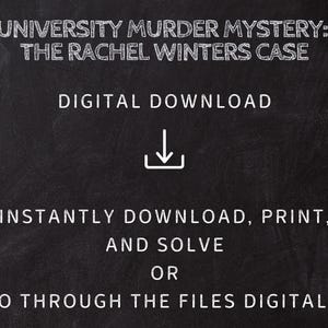 Cold Case Game, Detective Party, True Crime Game, Unsolved Cold Case Murder File, Murder Mystery Game, Printable Files, Digital Download image 7