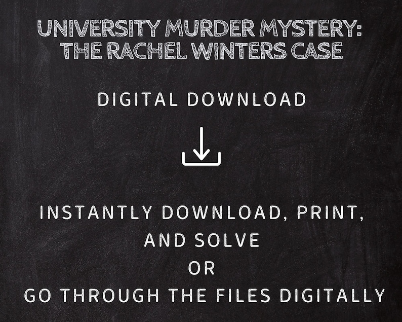 Cold Case Game, Detective Party, True Crime Game, Unsolved Cold Case Murder File, Murder Mystery Game, Printable Files, Digital Download image 7