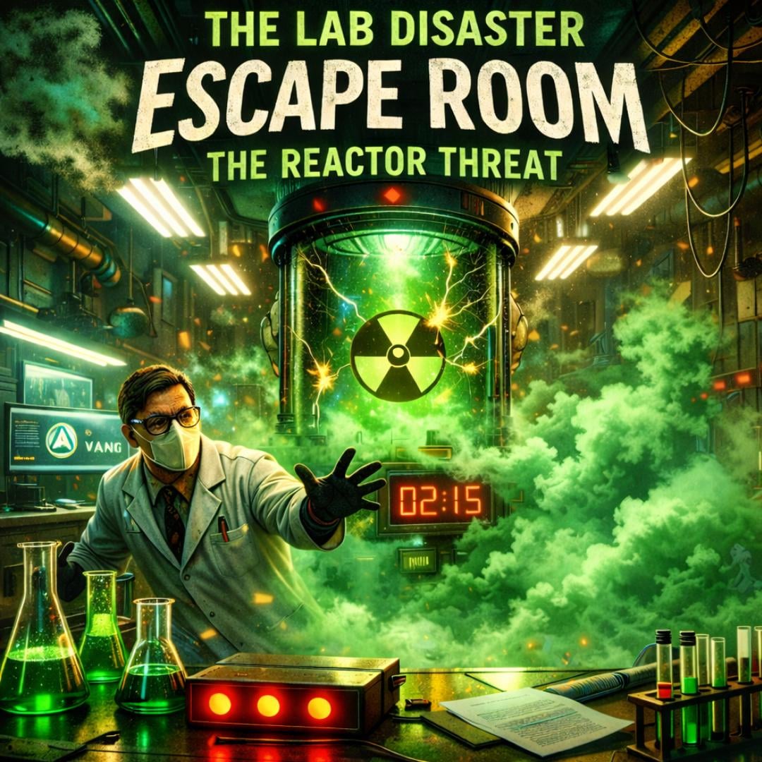 Printable Laboratory Escape Room: Lab Disaster Escape Game for Adults ...