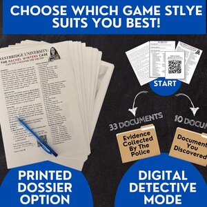 Cold Case Game, Detective Party, True Crime Game, Unsolved Cold Case Murder File, Murder Mystery Game, Printable Files, Digital Download image 3