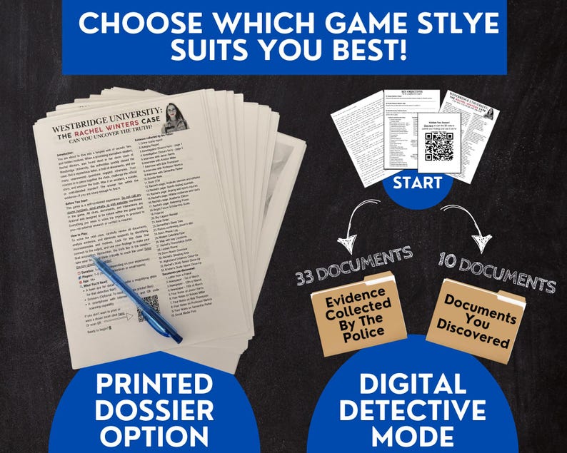 Cold Case Game, Detective Party, True Crime Game, Unsolved Cold Case Murder File, Murder Mystery Game, Printable Files, Digital Download image 3