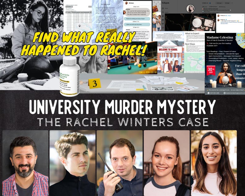 Cold Case Game, Detective Party, True Crime Game, Unsolved Cold Case Murder File, Murder Mystery Game, Printable Files, Digital Download image 9