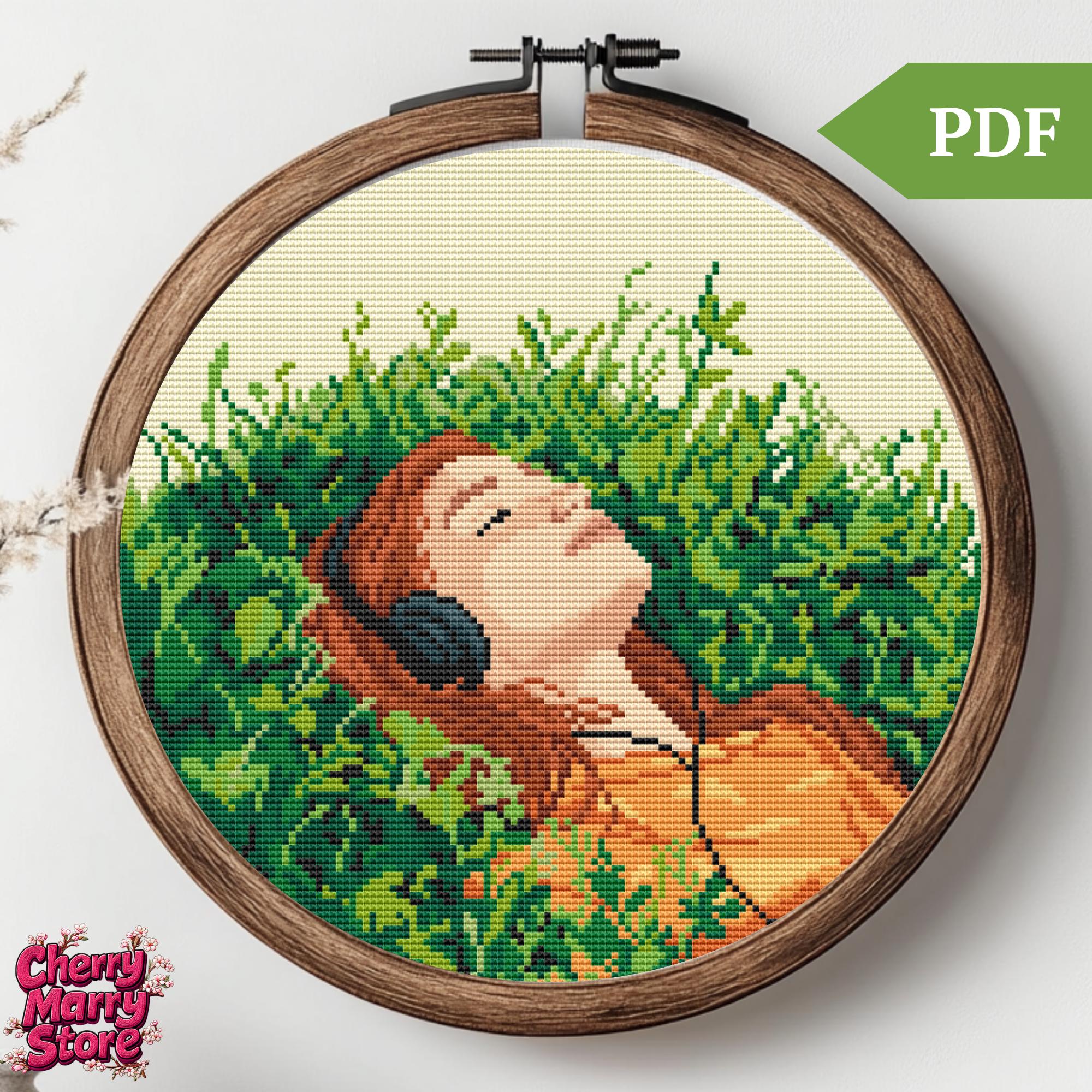 aufodara 4 Pezzi Tessuto per Punto Croce 50 x 50 cm Tessuto di Lino Naturale per Ricamo, Tessuti Ricamati, Decorativo Tovaglia, DIY Cucito Borsa per il Pane, Borsa Portaoggetti (6