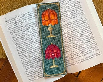 Fancy Lamps 3 - Antique Lamps Cross Stitch Bookmark Pattern (PDF)