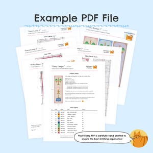Several example pages of a PDF example. Every PDF is carefully hand-crafted to ensure the best stitching experience!
