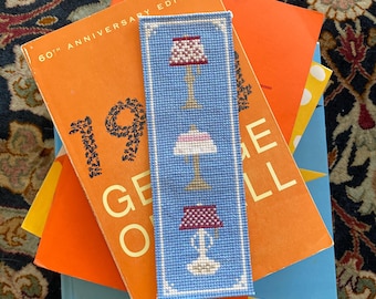 Fancy Lamps 1 - Antique Lamps Cross Stitch Bookmark Pattern: Beginner Friendly (PDF)