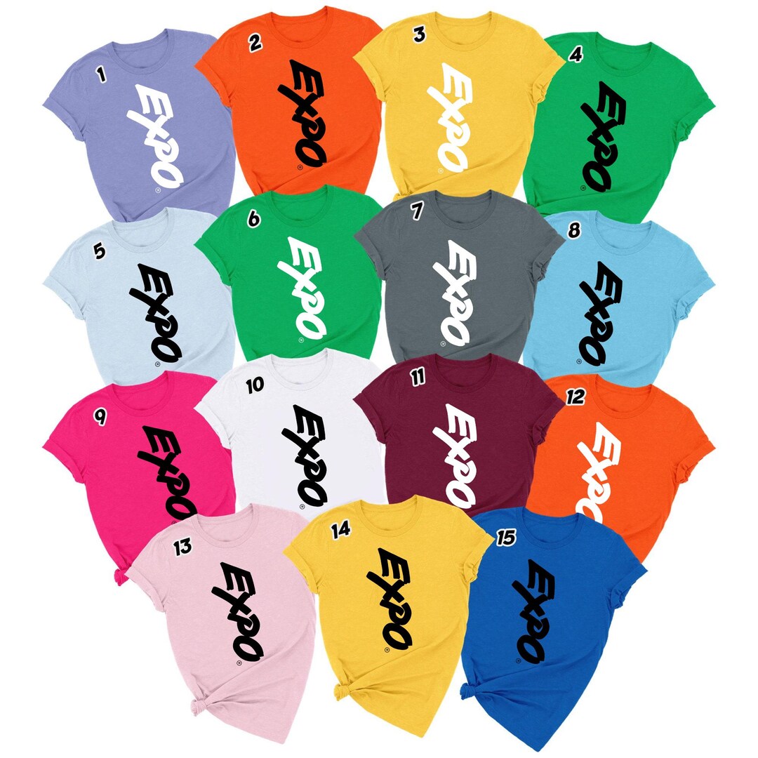 Expo Marker Group Shirt Halloween Costume, Costume Shirt for Friends