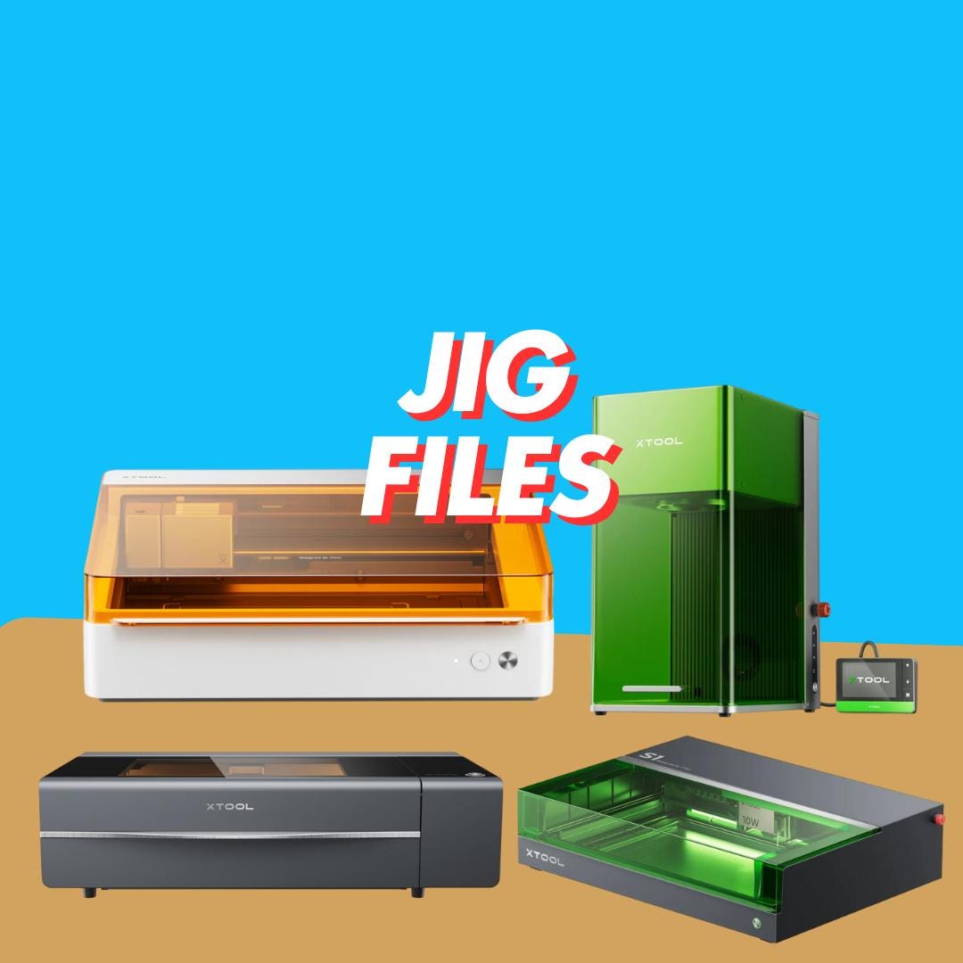 Xtool Engraving Mega Bundle | 50+ Files | Jigs | Laser Settings ...
