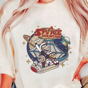 Vintage Space Mountain Shirt, Mickey And Friends Space T-shirt, Disneyland Trip Tee, Disneyland Family Trip