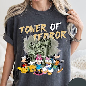 Vintage Disney Turm des Schreckens Shirt, Disney Halloween T-Shirt, Micky und Freunde T-Shirt, Disneyland Familienausflug, Wdw Magic Kingdom, Geburtstagsgeschenk