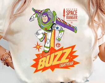 Camiseta vintage de Buzz Lightyear de Toy Story de Disney, camiseta de la película Toy Story, camiseta para viaje a Disneyland, camiseta para viaje familiar a Disneyland, camiseta a juego de Disney