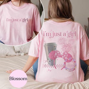 I&#39;m Just a Girl, Mickey Minnie Ears Park Trip Shirt, Girly Disney Shirt, Disneyland Girl&#39;s Trip shirt, Just A Girl Shirt, Magic Kingdom tee